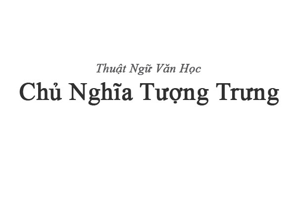 Chủ nghĩa tượng trưng - Từ điển Wiki