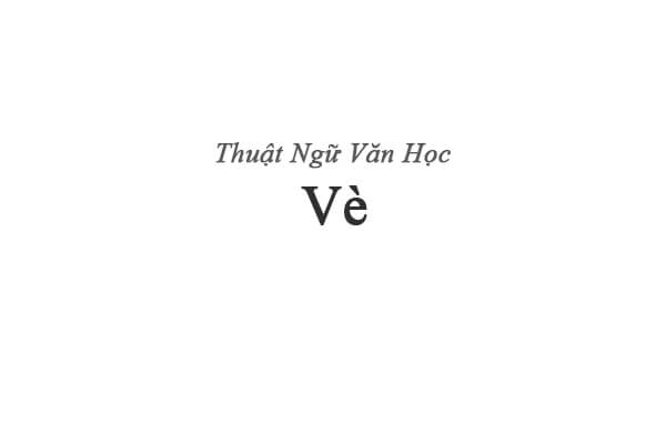 Ve Definition Vè - Từ điển Wiki