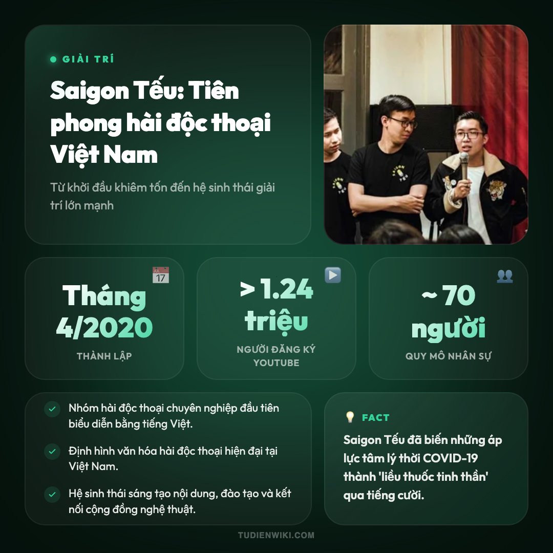 Saigon Tếu 1 Infographic: Saigon Tếu
