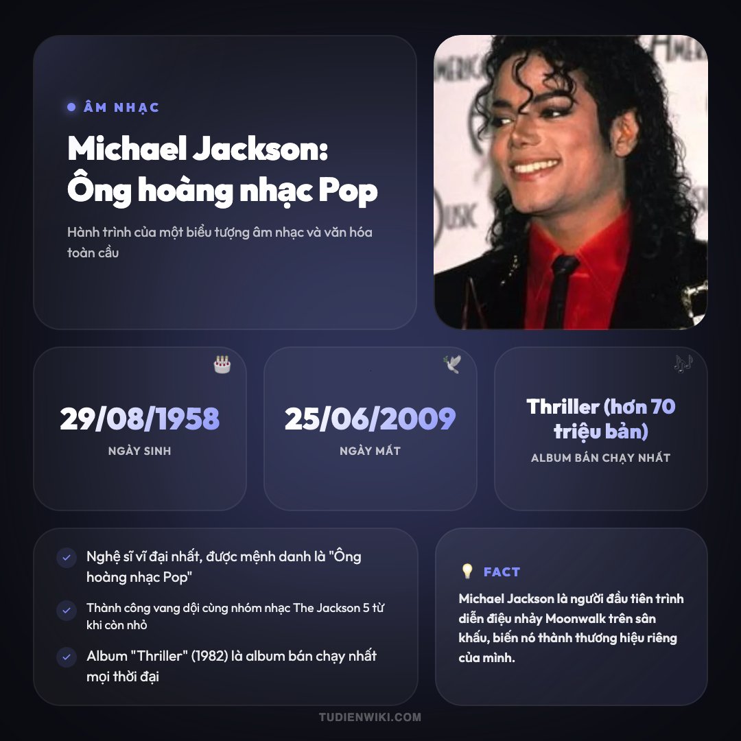 Infographic: Michael Jackson