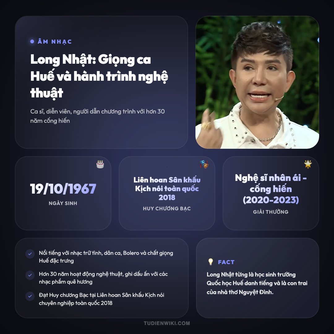 Long Nhật 1 Infographic: Long Nhật