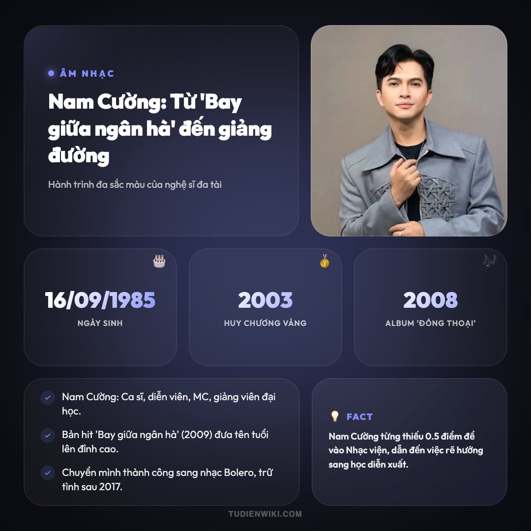 Nam Cường 1 Infographic: Nam Cường