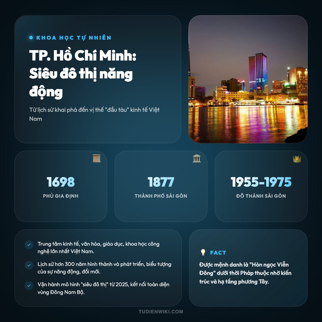 Thành phố Hồ Chí Minh 1 Infographic: Thành phố Hồ Chí Minh